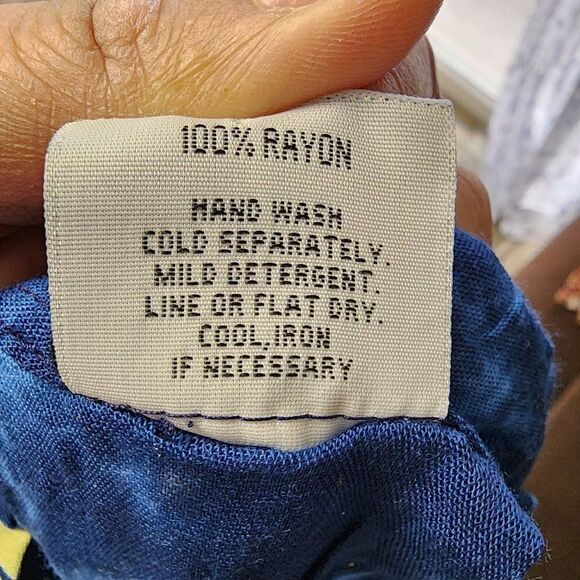 Boho Midi Bamboo J&J Tie Dye Rope Beaded Strap Dress Hawaii Sytle - Picture 6 of 6